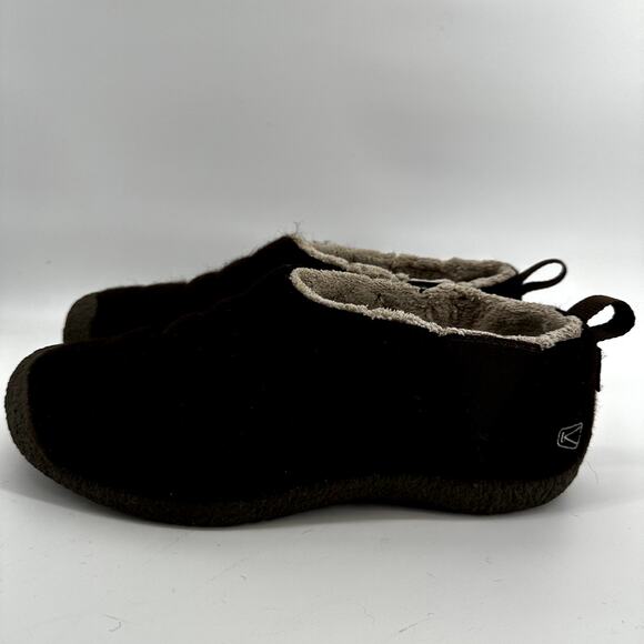 Keen Howser II Slip On Shoes Fleece Outdoor Slipper Shearling Comfort Brown 9 main image 5